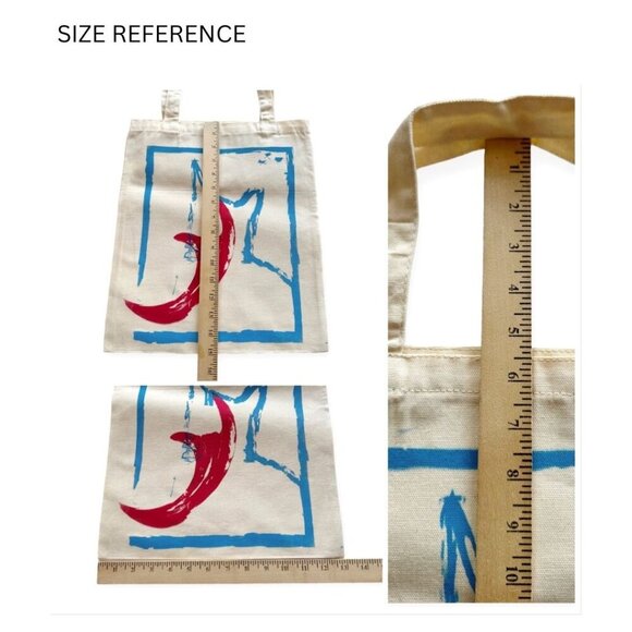 Screen printed Cat tote bag, organic cotton, hand printed,  Kitty Motif, New - Picture 6 of 8